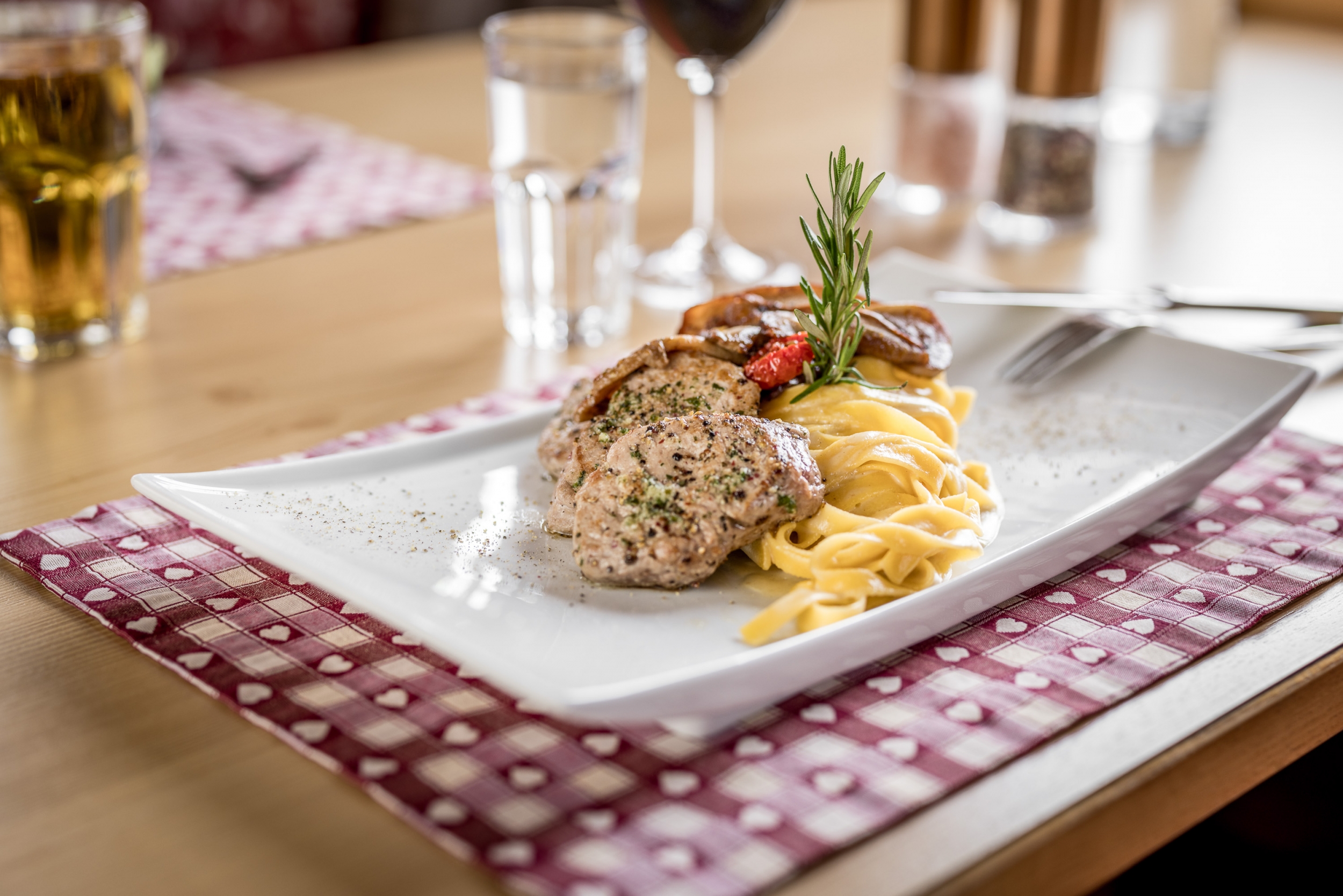 Wirtshaus am Giggijoch Mittagessen in den Bergen