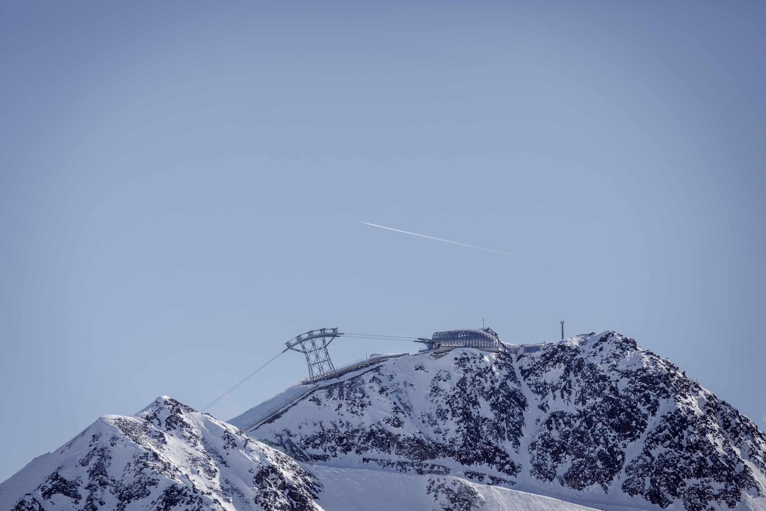 Gaislachkogl Bergstation im Skigebiet Sölden