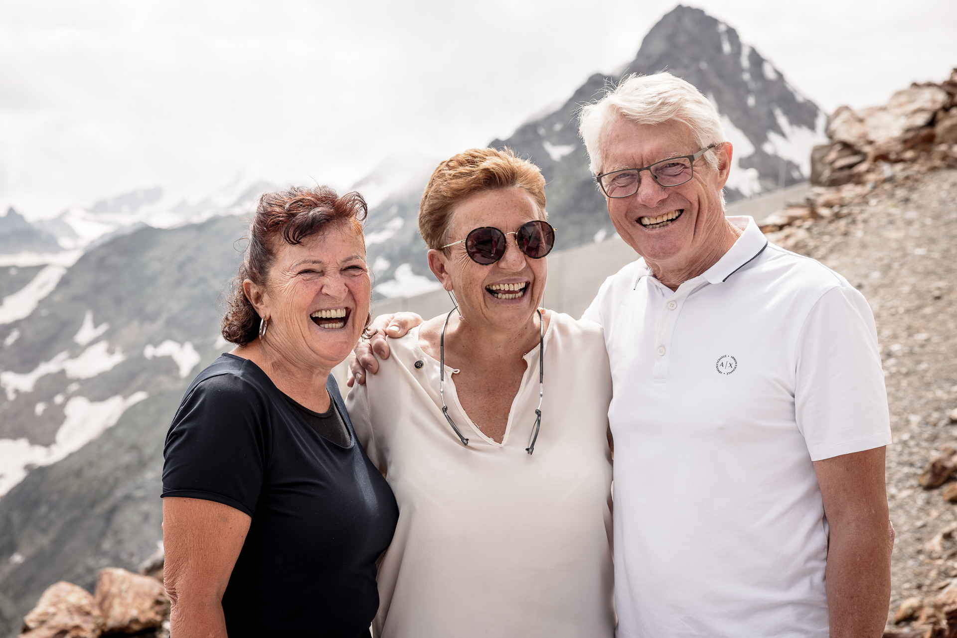 Familie Pfaffl mit Angelika Falkner bei der Wein am Berg - Summer Edition