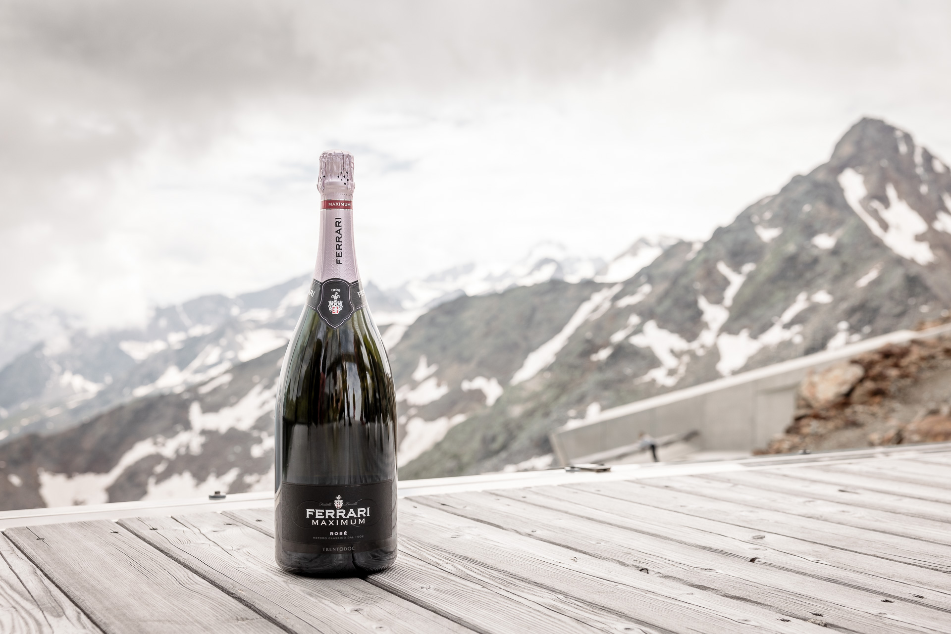 Ferrari Trento bei der Wein am Berg Summer Edition